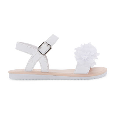 Christie & Jill Toddler Girls Lil Ava Slingback Strap Flat Sandals