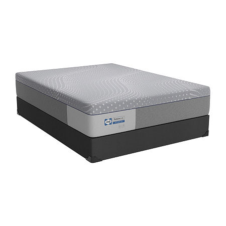 Sealy Lacey Hybrid Firm - Mattress + Box Spring, King, Gray