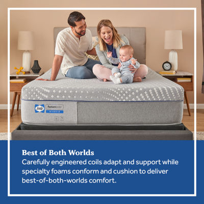 Sealy® Lacey Hybrid Firm - Mattress + Box Spring