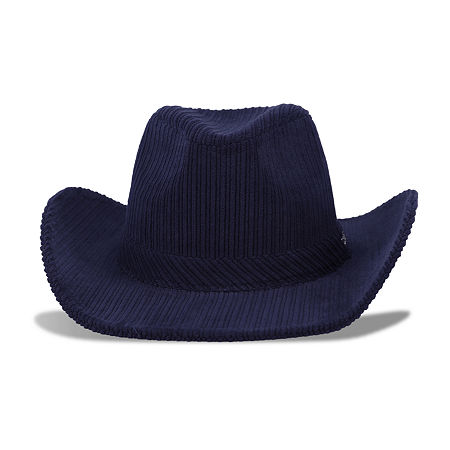 Js Jessica Simpson Cord Cowboy Womens Cowboy Hat In Blue