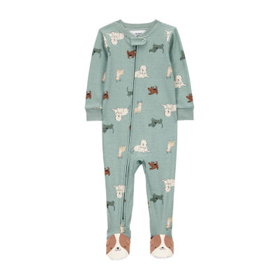 Carter's Baby Boys Footed Long Sleeve One Piece Pajama