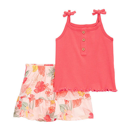Carter's Baby Girls 2-pc. Skort Set, 6 Months, Orange