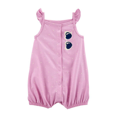 Carter's Baby Girls Sleeveless Dots Romper