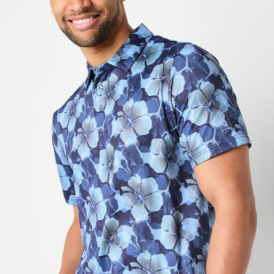 PGA TOUR Mens Classic Fit Short Sleeve Polo Shirt