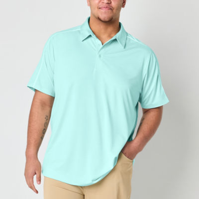 Xersion Everair Piped Big and Tall Mens Short Sleeve Polo Shirt