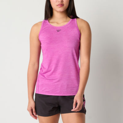 Reebok Womens Crew Neck Sleeveless Active Tank Top