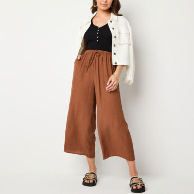 a.n.a Womens Straight Pull-On Pant