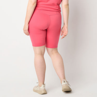 Xersion EverUltra Womens High Rise Quick Dry Plus 10 Inch Bike Short