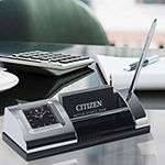 Citizen Black Engraveable Table Clock Cc1003