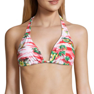 City Streets Bikini Halter Swimsuit Top Juniors