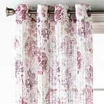 JCPenney Home Rebecca Sheer Grommet Top Single Curtain Panel