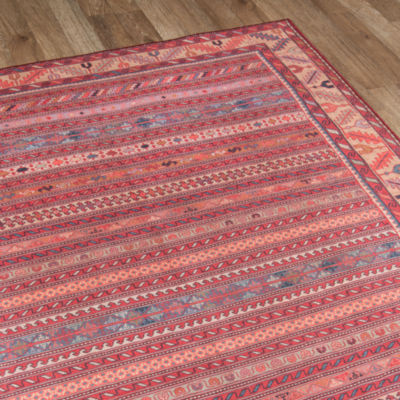 Momeni Afshar 5 Striped Indoor Rectangular Accent Rug