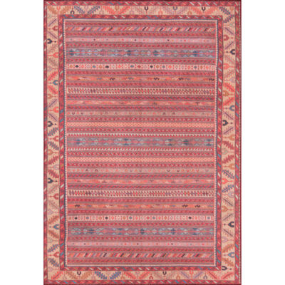 Momeni Afshar 5 Striped Indoor Rectangular Accent Rug