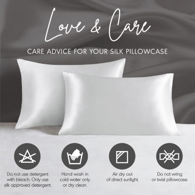 Madison Park Single Silk Pillowcase