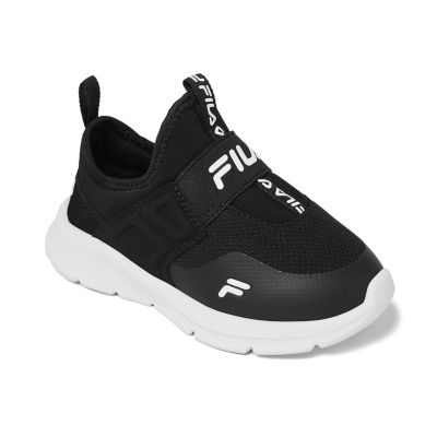 FILA Landbuzzer Toddler Boys Running Shoes, Color Black White JCPenney