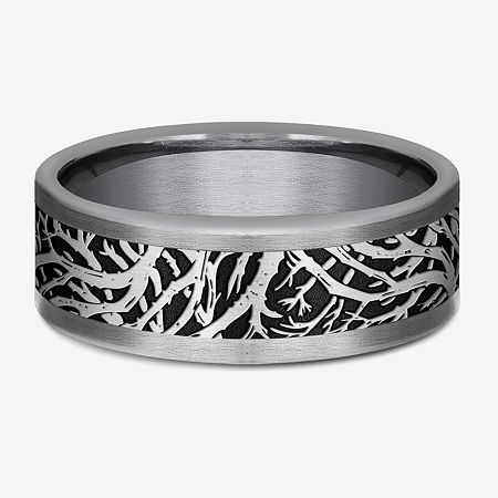 Mens 8MM Tantalum Wedding Band, 11