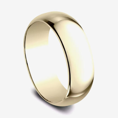 8MM 10K Gold Wedding Band