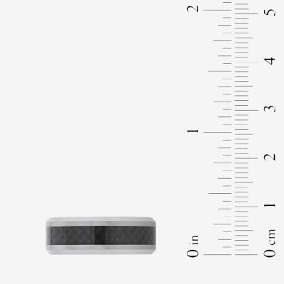 Mens 8MM Tungsten Wedding Band