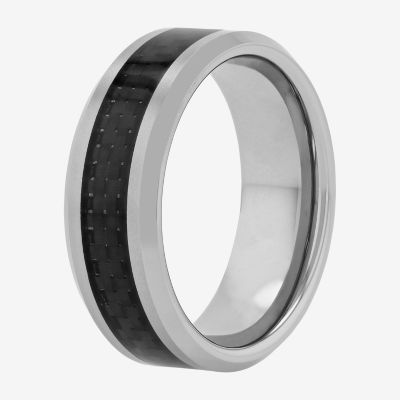 Mens 8MM Tungsten Wedding Band