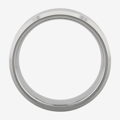 Mens 8MM Tungsten Wedding Band