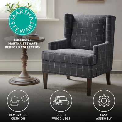 Living Room Martha Stewart Decker Wingback Chair Beige Decker