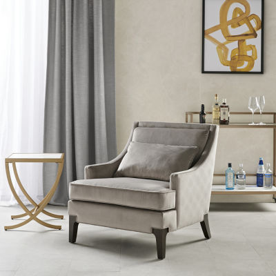Martha Stewart Anna Armchair with Pillow, Color: Light Grey JCPenney