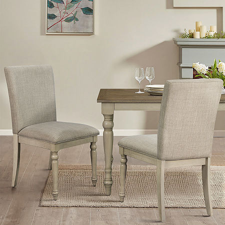 Martha Stewart Fiona 2-pc. Upholstered Dining Chair, One Size, Gray