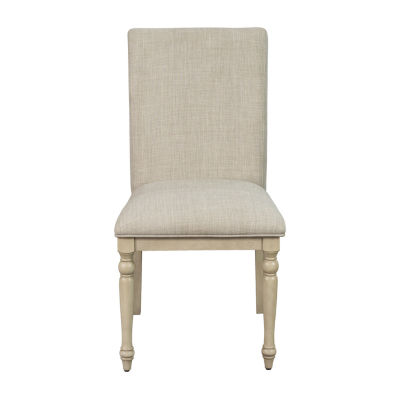 Martha Stewart Fiona 2pc. Upholstered Side Chair, Color Light Grey