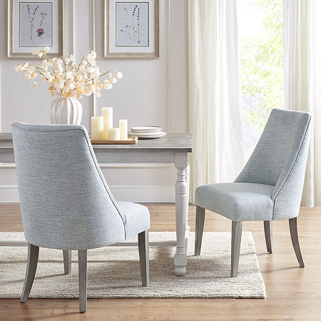 Martha Stewart Winfield 2-pc. Upholstered Dining Chair, One Size, Blue