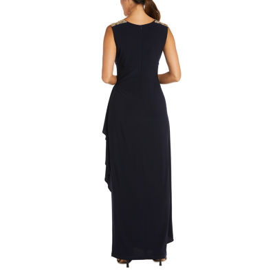 R & m on sale richards sleeveless evening gown