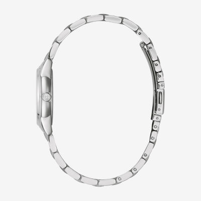 Bulova Dress/Classic Womens Silver Tone Stainless Steel Bracelet Watch 96p249
