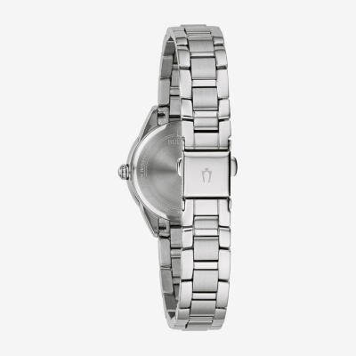 Bulova Dress/Classic Womens Silver Tone Stainless Steel Bracelet Watch 96p250