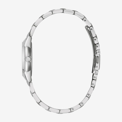 Bulova Dress/Classic Womens Silver Tone Stainless Steel Bracelet Watch 96p250