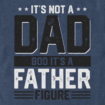 Mens Short Sleeve Father Figure Graphic T-Shirt