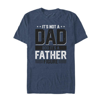 Mens Short Sleeve Father Figure Graphic T-Shirt