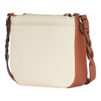 St. John's Bay Linda Double Zip Crossbody Bag