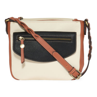 St. John's Bay Linda Double Zip Crossbody Bag