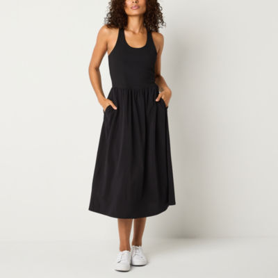 Stylus Sleeveless Fit + Flare Dress