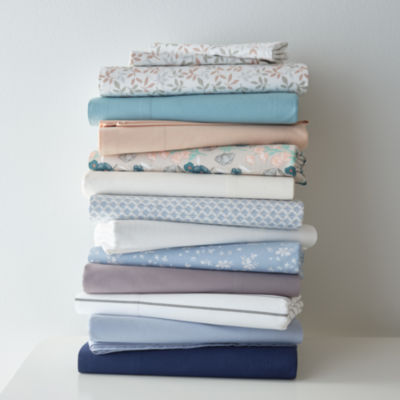 Home Expressions Cool and Crisp Cotton Percale Sheet Set