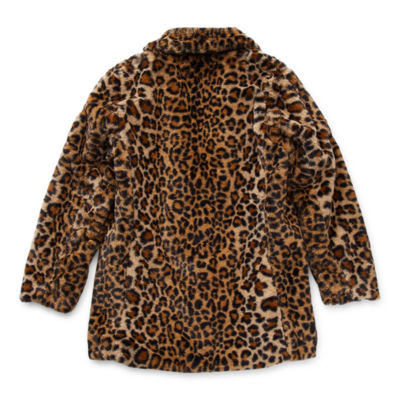 Jcpenney hot sale leopard coat