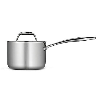 Fortune Candy 1.6 Quart Saucepan, 18/8 Stainless Steel Tri-Ply Cookware  with Lid, Dishwasher Safe 