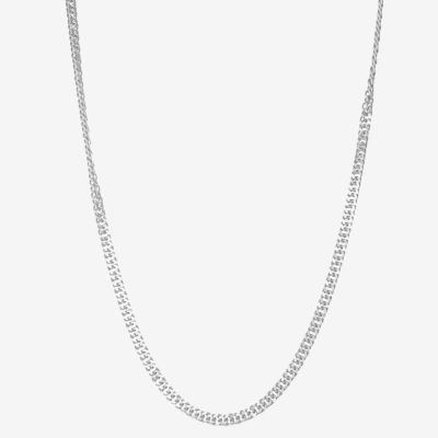 Steeltime Stainless Steel 24 Inch Solid Byzantine Chain Necklace