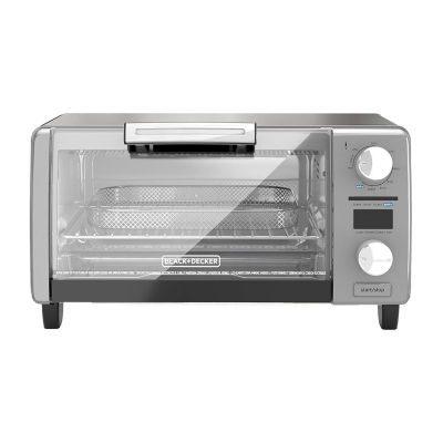 Crisp 'N Bake Air Fry 4-Slice Toaster Oven, Silver & Black, TO1787S