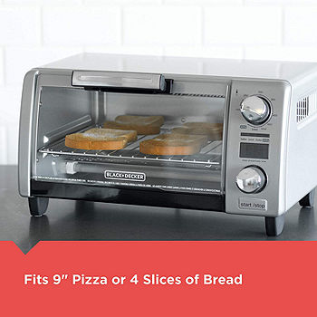 Black+Decker Crisp 'N Bake Air Fry Digital 4-Slice Toaster Oven