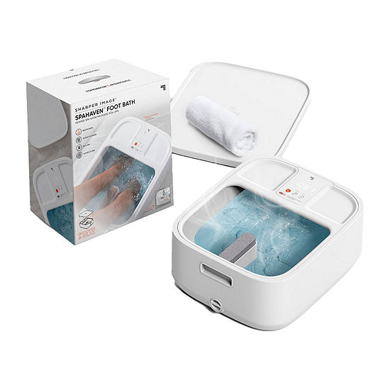 Sharper Image Spa Haven Foot Bath Heated with Rollers and LCD Display