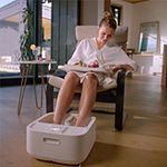 Sharper Image Spa Haven Foot Bath Heated with Rollers and LCD Display
