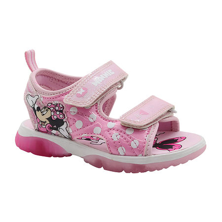  Disney Collection Little & Big Girls Minnie Mouse Sandal Strap Sandals