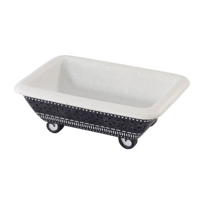 Avanti Bath Icons Soap Dish, Color Black White JCPenney