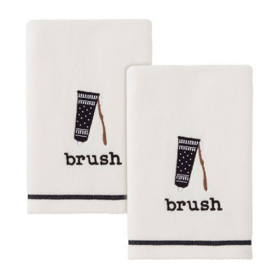 Avanti Bath Icons Hand Towel - White