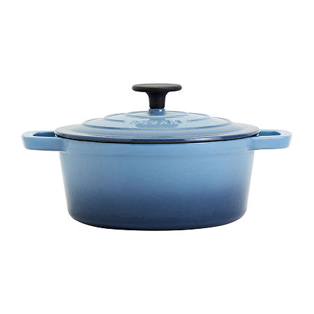 Smith & Clark Cast Iron 3-qt. Dutch Oven, One Size, Blue